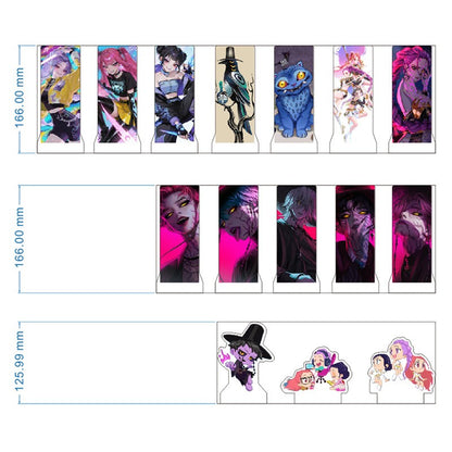 KPop K-POP Demon Hunters Kawaii Zoe Rumi Mira Saja Boys Superstar Monochrome Light Remote Control 16 Color Light Night Light