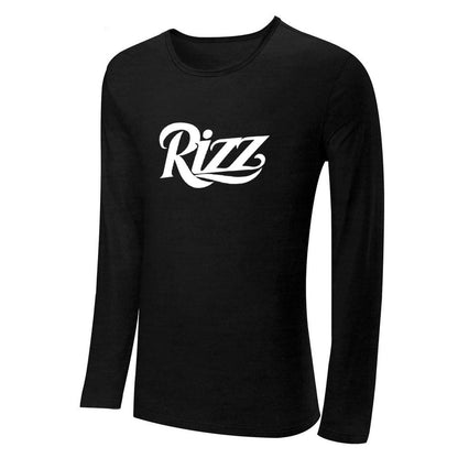 Rizz - GenZ Slang Long T-Shirt anime funny t shirt plus size tops plus size t shirts plain white t shirts men