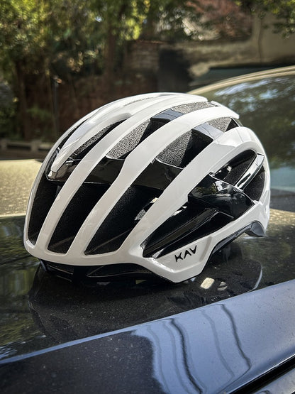 Capacete de Ciclismo KAV Aero para Homens e Mulheres, Acessórios de Bicicleta, Capacete Esportivo BMX Casque Velo Casco Tamanho M 52-58cm