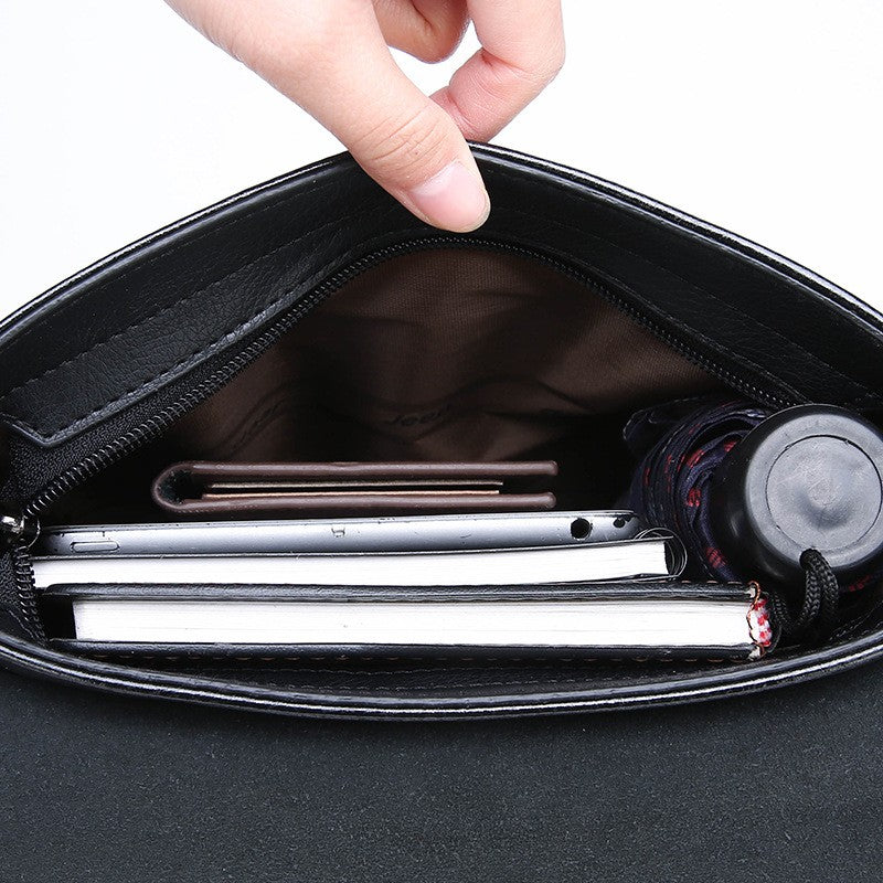 Men Shoulder Bags For IPAD Leather Business Handbag Men Messenger Bag Large Side Sling Bag Fashion Man Crossbody Bag