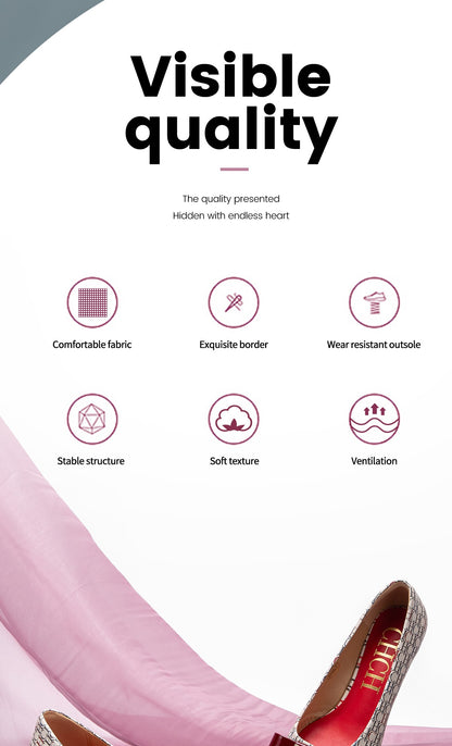 CHCH Women's High Heels Winter Anti Velvet Women's Shoes Business Dinner Black Heels 5cm