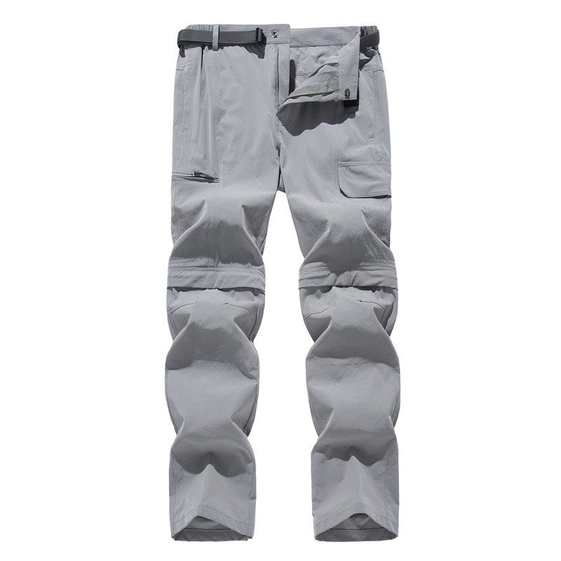 2025 Zip Off Hiking Pants Convertible Shorts Mens Cargo Work Pants Lightweight Breathable Trousers Workwear Outdoor Casual Pants
