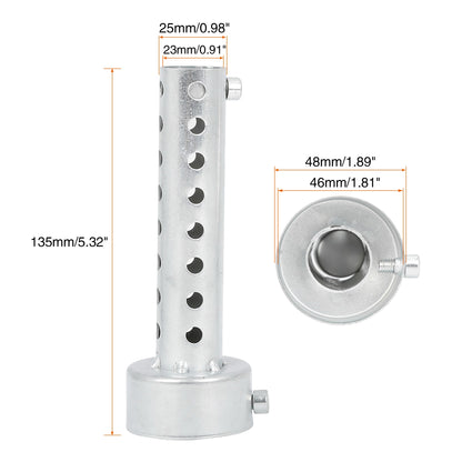 UXCELL Universal Motorcycle Exhaust DB Killer 35mm 42mm 45mm 48mm 60mm OD Muffler Baffle Insert Silver