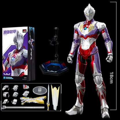 Boneco Articulado Ultraman ZD Toys Kotaro Higashi Terno Zero Terno Tiga Terno Ace Ultra Seven Ultraman Jack Modelo Colecionável Adulto