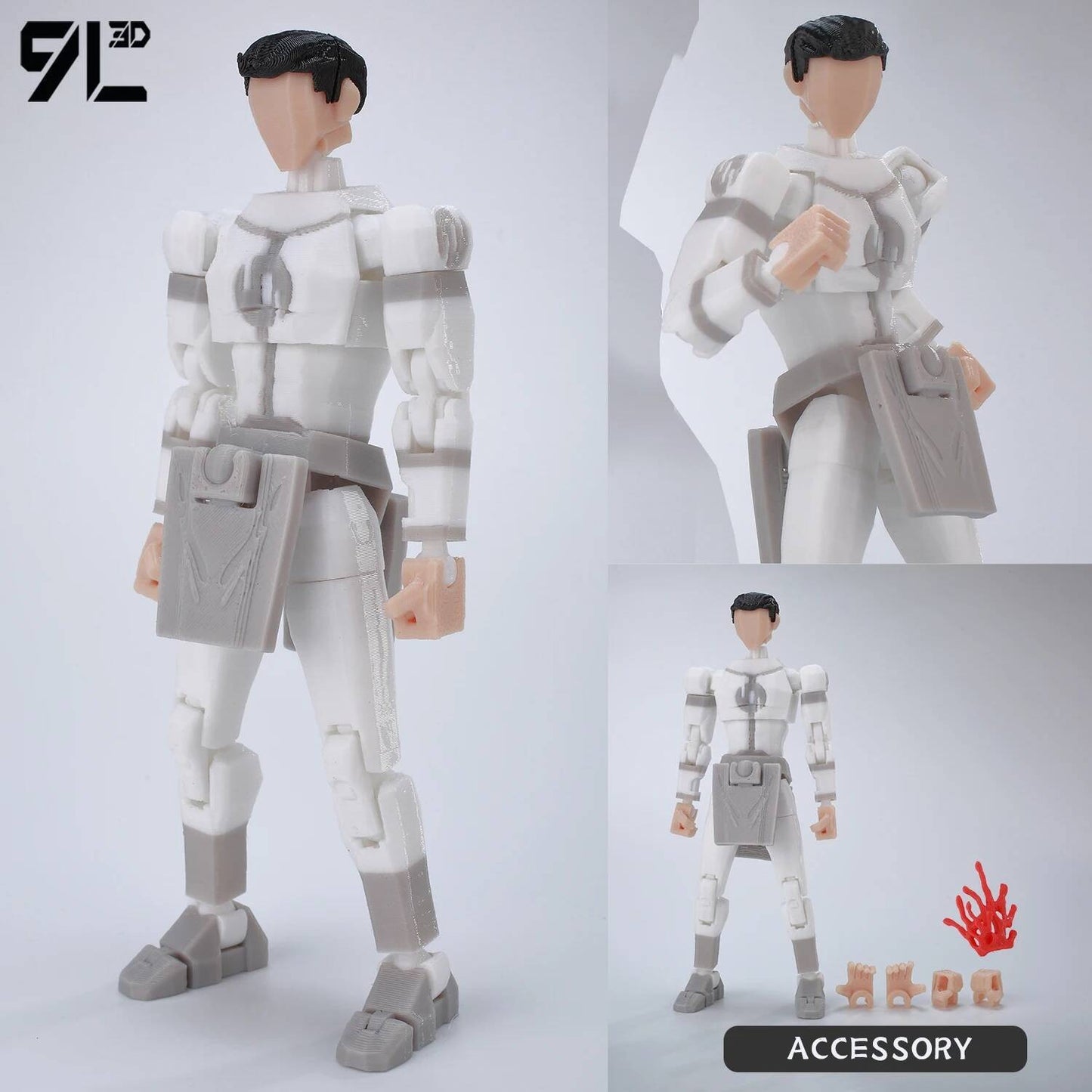 9L3D Sortudo 13 Invencível Menino Conquistador? Boneco de Ação Omni Impresso em 3D Modelo de Anime Articulado Colecionável Brinquedo Presente Fã