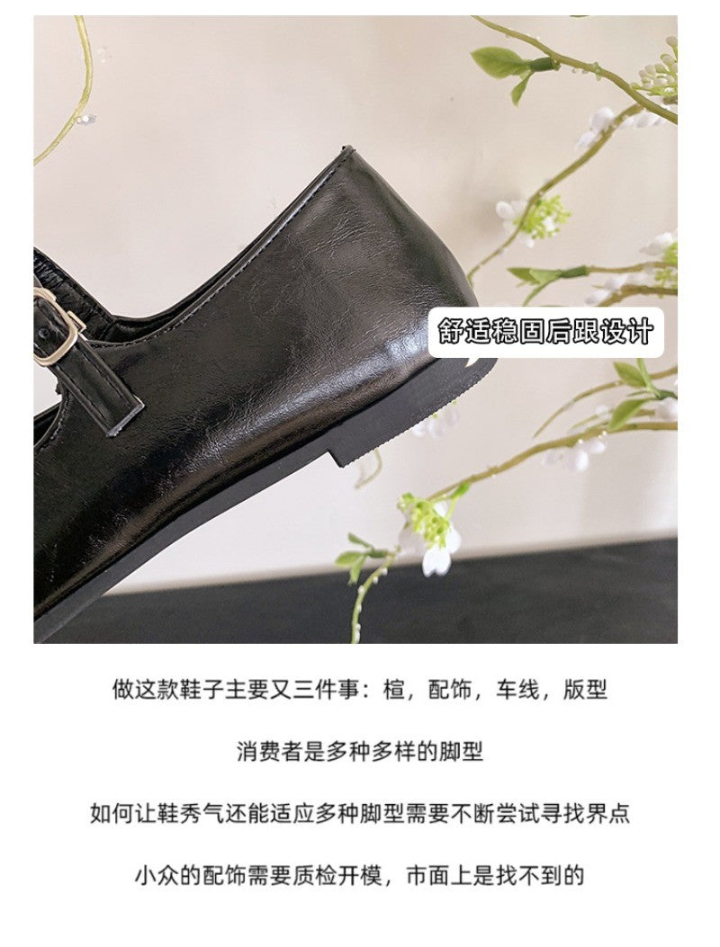 2025 New Elegant Comfortable and Versatile Woman Round Toe Lady Barefoot Flats Elegant Soft Sole Ballerina Party Mary Jane Shoes