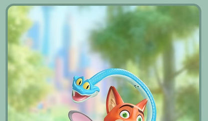 Disney Zootopia 2 Nova Jornada Série Colecionável - Figuras Articuladas Nick & Judy Caixa Surpresa Animado Presente de Filme para Crianças