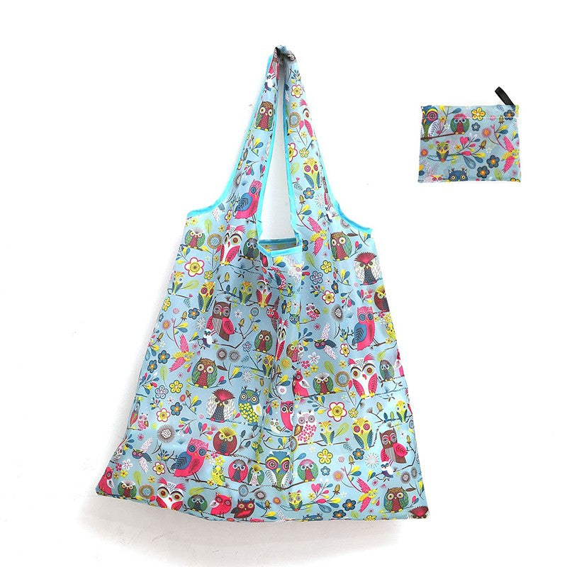 Reusable Shopping Large Bag Foldable Eco Tote With Pouch For Grocery Gym Office Supplies Beach Gear School Toys Storage Bags