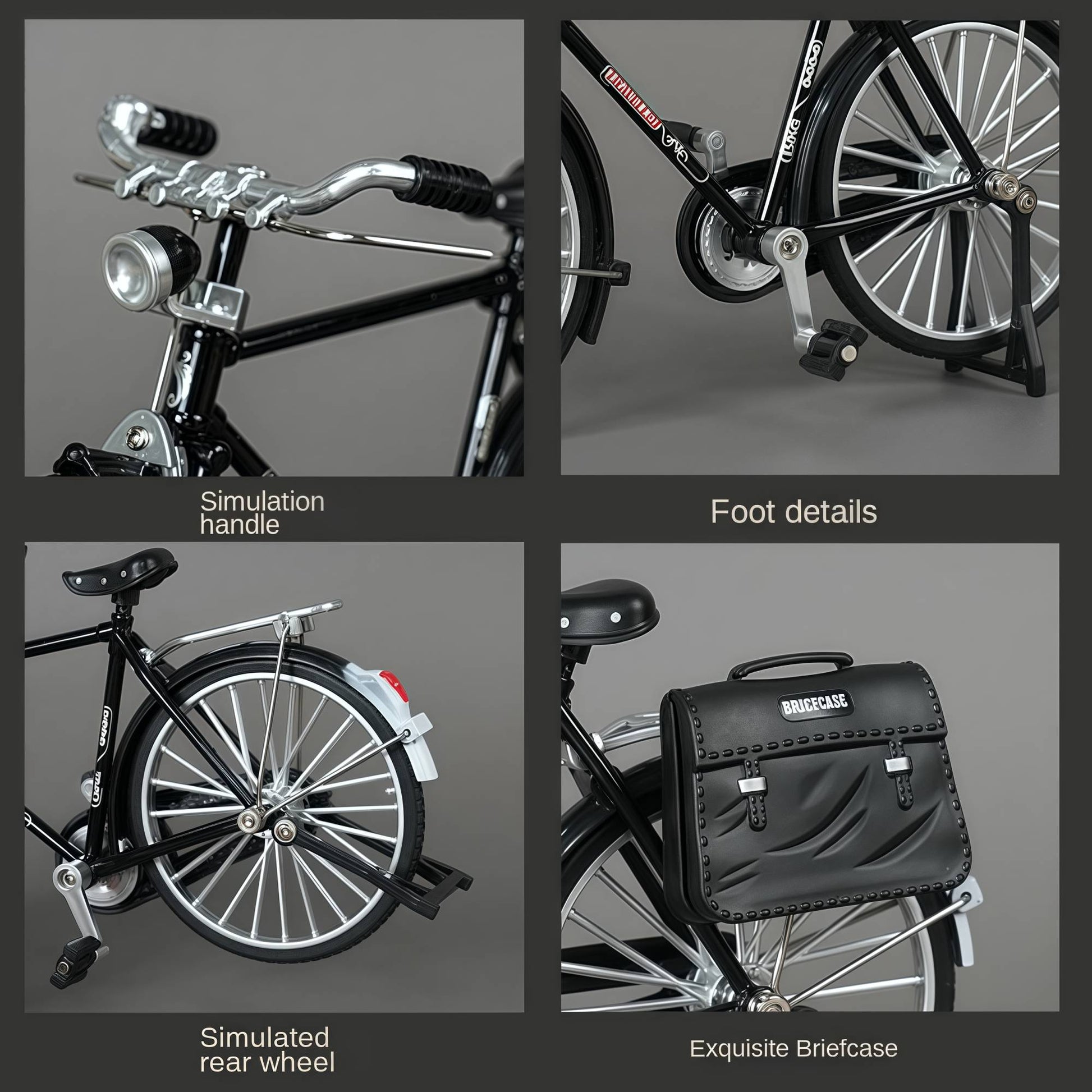 Adult Fun Toy Decoration, 10 Decorations Bicycle assembly  bicycle model