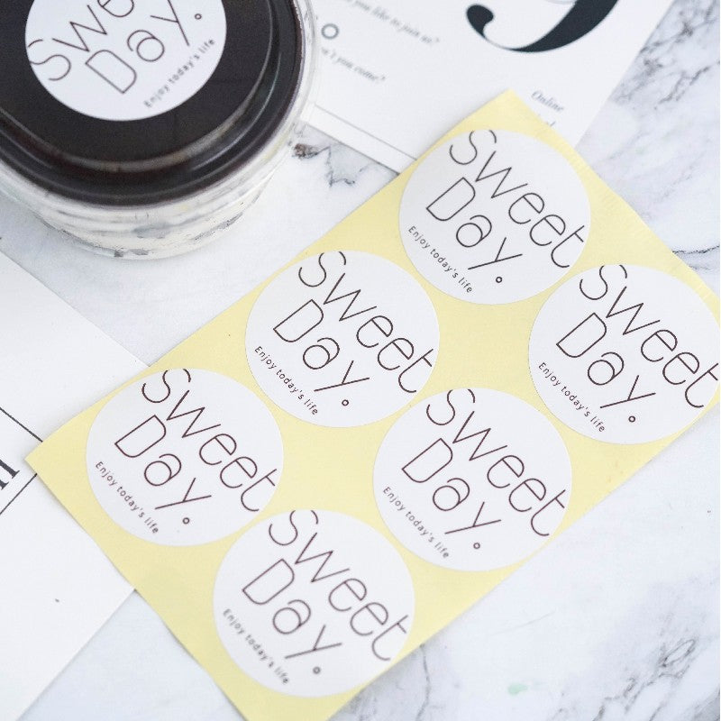 100pcs Custom Sticker Customized Logos Iabel Wedding Birthdays Baptism Stickers Design Your Own Stickers Personalize Stickers