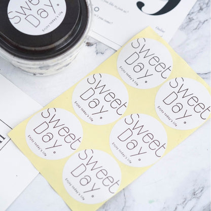 100pcs Custom Sticker Customized Logos Iabel Wedding Birthdays Baptism Stickers Design Your Own Stickers Personalize Stickers