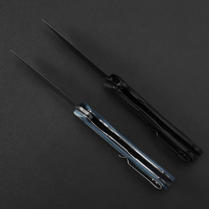 Petrified Fish PF838 Folding Knife Jackknife D2 Steel Outdoor Camping Hunting Hiking EDC Tool Ball Bearing G10 Handle Knives