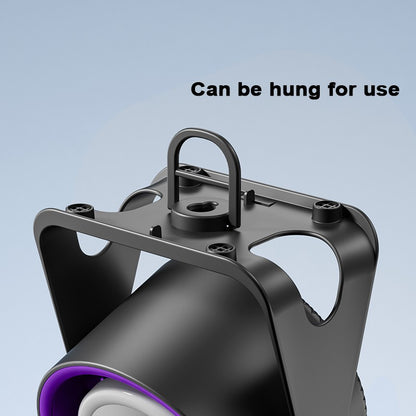 USB desktop/hanging multi-purpose small fan LCD portable small fan with LCD display power level