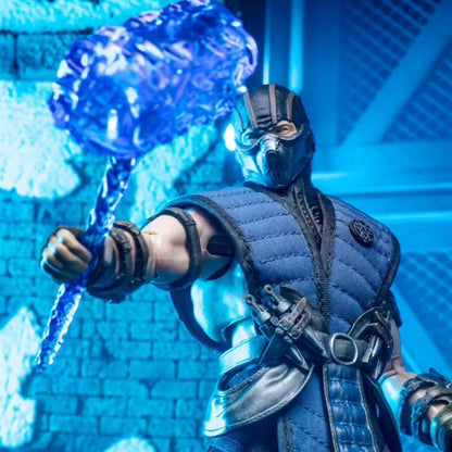 Original Em Estoque Brinquedos JMToys ZK001 1/12 Mortal Kombat Figuras Sub-Zero Action Anime Figure Modelos Clássicos Sub-Zero