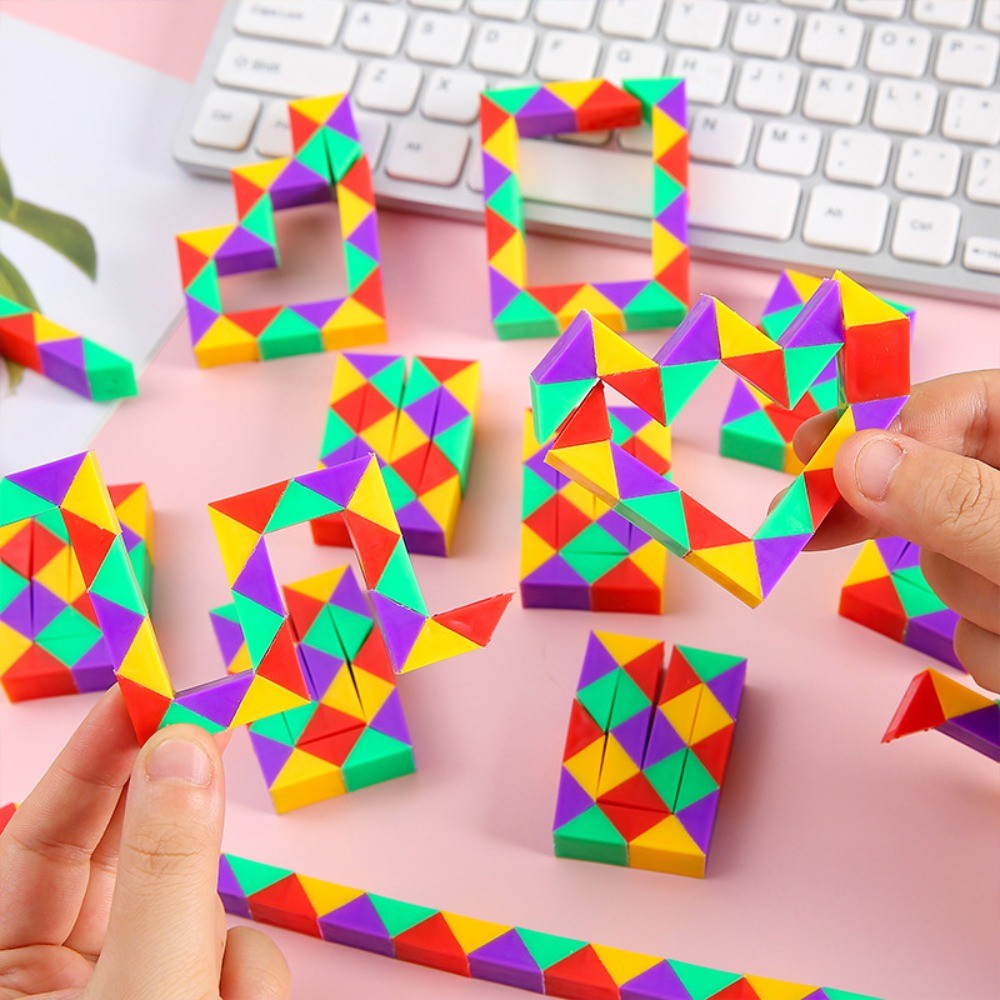 5-30PC Creative Rainbow Transformation Magic Ruler for Birthday Celebration Wedding Carnival Christmas Back To School Party Gift