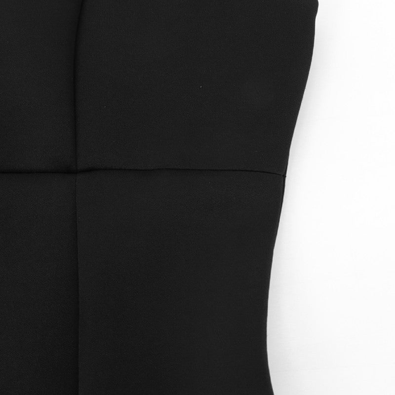 Sexy A-Line Dress Women's Summer New Solid Sexy Sleeveless Off Shoulder Bodycon
