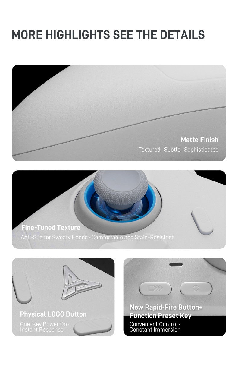Flydigi Just Launched Direwolf 4 controller gamepad wireless gamepad for pc /Switch/Phone/tablet computer,with charging dock