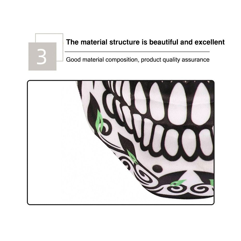 Adult Halloween Skull Mask Novelty DIY Cosplay Mask Full Face Day of The Dead Masks
