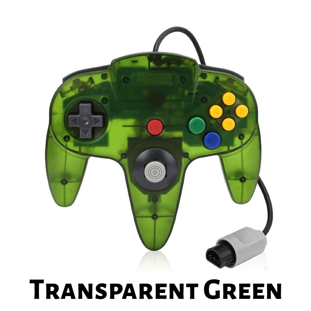 Wired Gamepad For NS 64 Host N64 Controller Gamepad Joystick For Classic Nintend 64 Console Games For Mac Computer PC