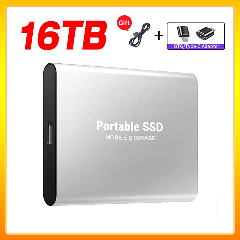 Unidade de Estado Sólido Externa de Alta Velocidade 1TB Disco Rígido Externo Portátil SSD 2TB Disco Rígido Externo SSD Para Laptop Mac