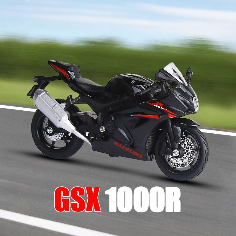 1:18 CBR1000RR R1 GSX1000 Hayabusa Simulação Liga Modelo de Moto Coleção Autorização Genuína Miniatura de Moto de Brinquedo