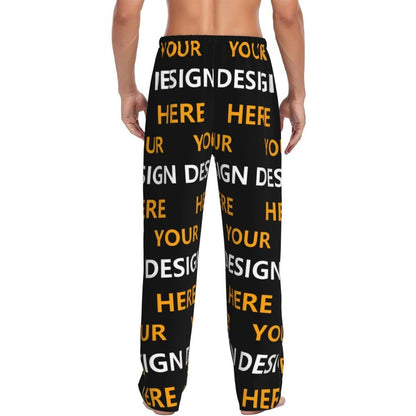 Custom Men Custom Your Design Here Pajama Pants Printed Personalized Sleep Sleepwear Bottoms with Pockets