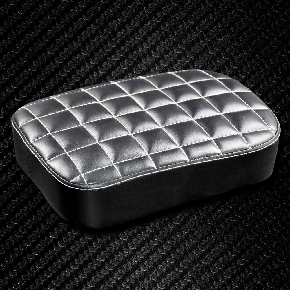 Almofada de Assento Traseiro para Passageiro de Moto Banco Almofadado com 6 Ventosas / 8 Ventosas para Harley Touring Sportster XL1200 Dyna Chopper Custom