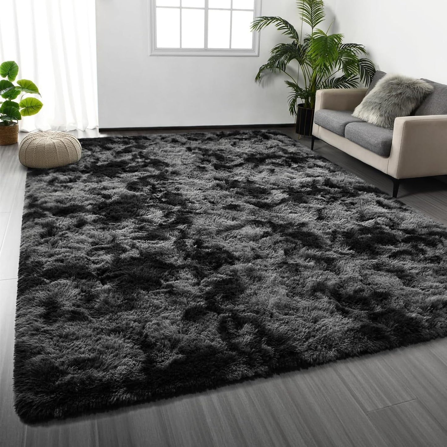 Lochas Super Soft Plush Tie Dye Velvet Rugs for Home Decor Large Size shaggy Rug Fluffy Carpet For Living Room Bedroom Kids Room