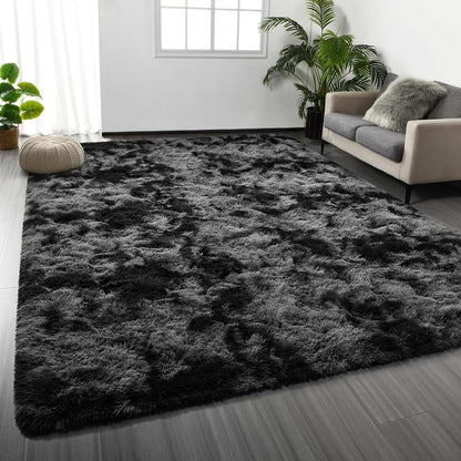 Lochas Super Soft Plush Tie Dye Velvet Rugs for Home Decor Large Size shaggy Rug Fluffy Carpet For Living Room Bedroom Kids Room