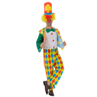 Clown Role-playing Costume Clown Uniform Anime Style Fantasy Circus Costume Set Halloween Carnival Party Costume