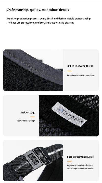 New Summer Sports Women Mesh Extended Brim Air Sun Hats Visor UV Protection Top Empty id Outdoor Men Golf Running Sunscreen Cap