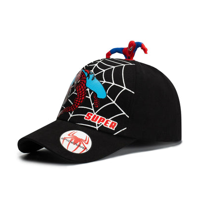Spiderman 2-8 Years Kids Baseball Cap Fashion Hip Hop Street Snapback Spider Man Cartoon Travel Sun Hat Children Birthday Gift