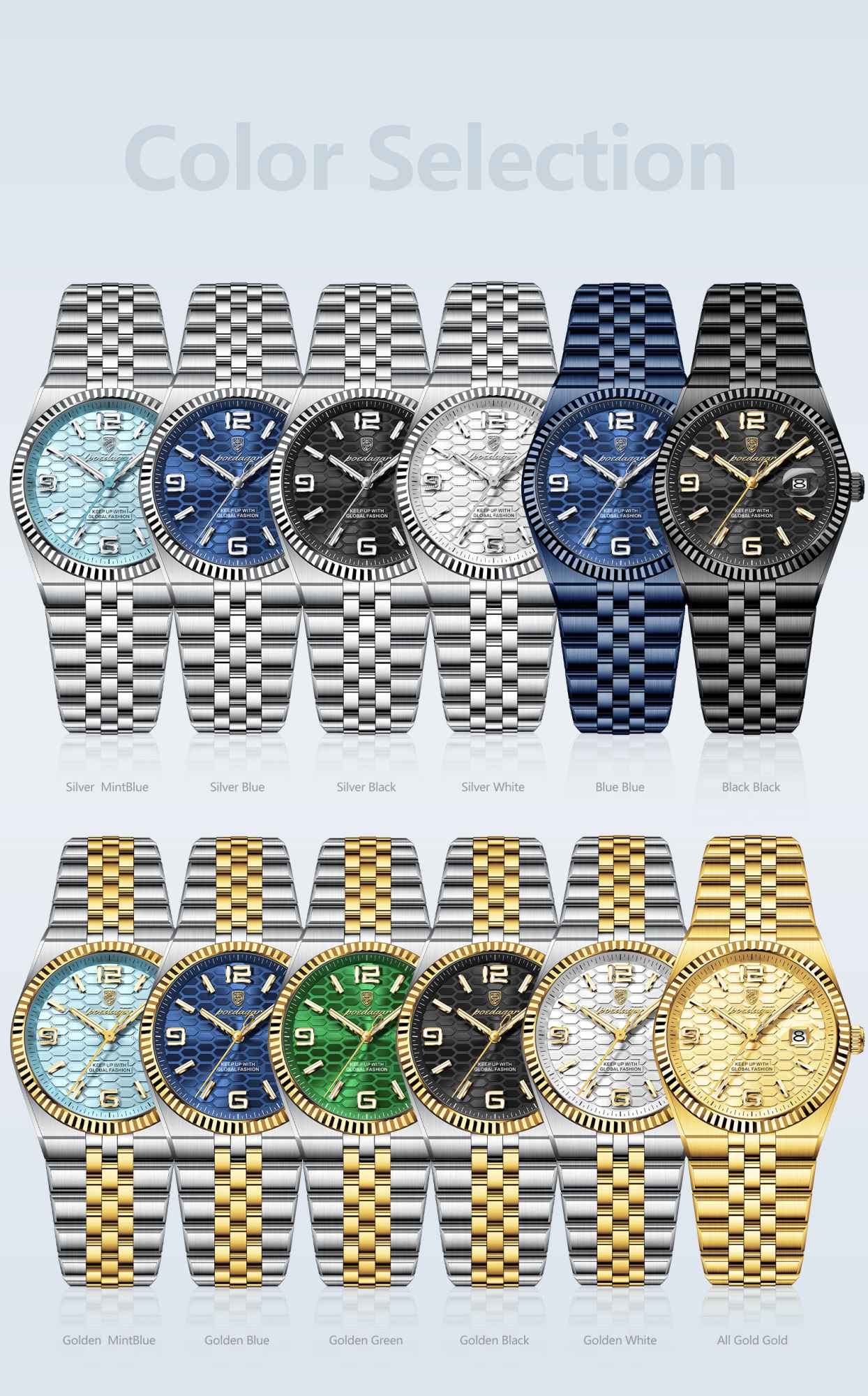 POEDAGAR Elegant Women's Watches High Quality Luxury Watch For Ladies Luminous Waterproof Date Women Quartz WristWatch Reloj+Box