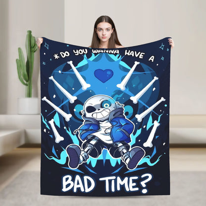 Annoying Dog Game Cobertores Undertale Manta de flanela para quarto, sofá, estampada, ultrassuave e quente