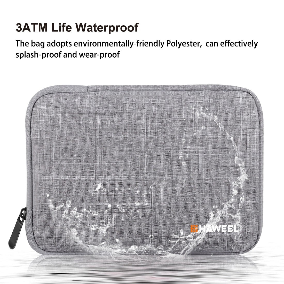 Capa para notebook HAWEEL 11 13 15 polegadas para Xiaomi Huawei HP DELL Bolsa para laptop com zíper Bolsa de transporte Capa à prova de choque para Macbook