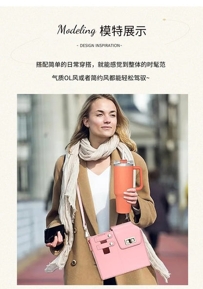 Water Bottle Bag Outdoor Portable Crossbody Multifunctional Universal Protection Pouch Single Shoulder Solid Color Storage