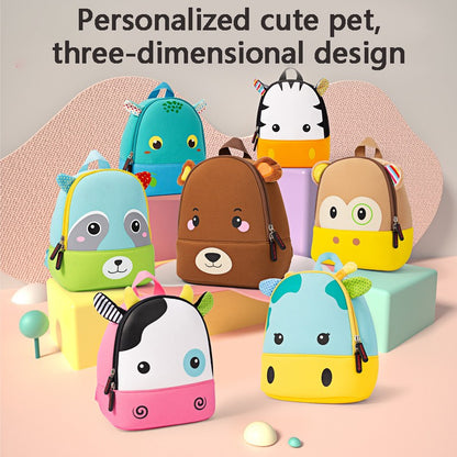 Mochilas Escolares Infantis de Moda Animais Biomiméticos 3D Mochila Infantil para Meninos e Meninas Mochilas Escolares Mini Mochila de Livros