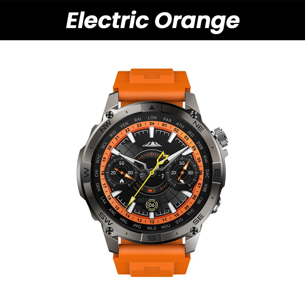 Zeblaze Stratos 2 Plus GPS Sports Smart Watch Bússola Integrada Altímetro Barométrico Tela AMOLED de 1.43'' Smartwatch com Chamada de Voz