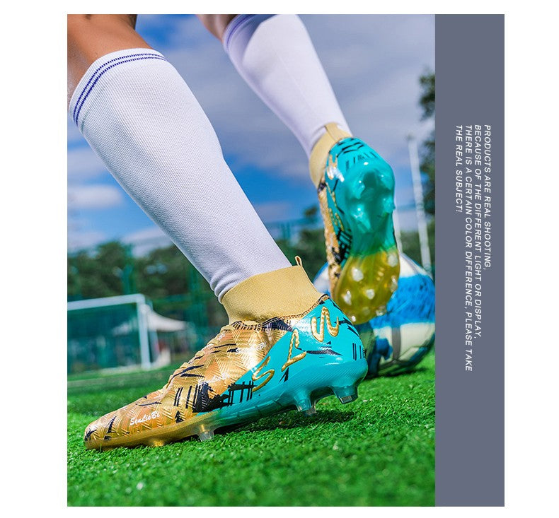 Men's Soccer Shoes Cleats Non-Slip FG Football Boots Men High-quality Match Training Sneakers Futsal Indoor Soccer Boots Boys