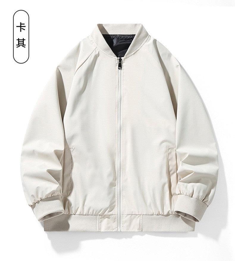 Men's Baseball Uniforms in Spring and Autumn Versatile Trendy Jacket Casual Stand Collar