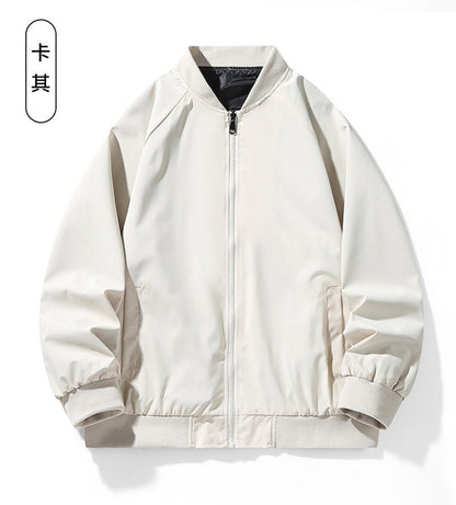 Men's Baseball Uniforms in Spring and Autumn Versatile Trendy Jacket Casual Stand Collar