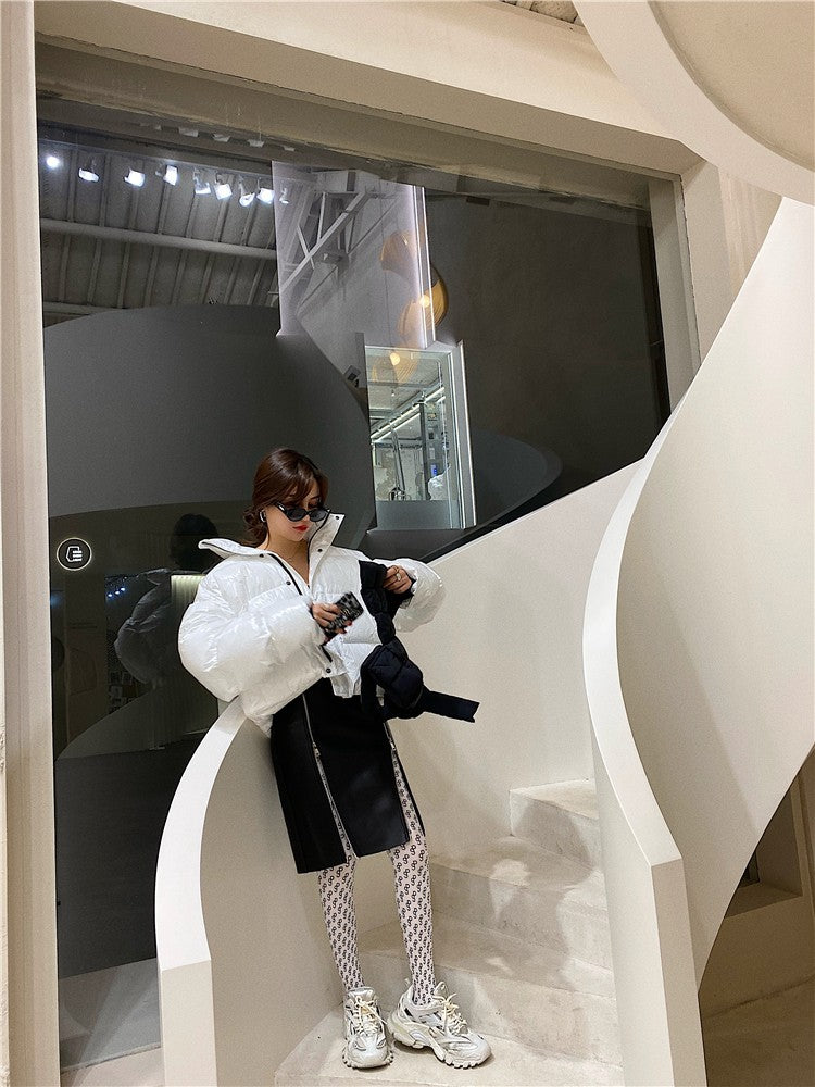 Lautaro Autumn Soft Black Pu Leather Midi Skirt Women with Double Slit Zipper High Waist Korean Style Fashion 2021 Streetwear