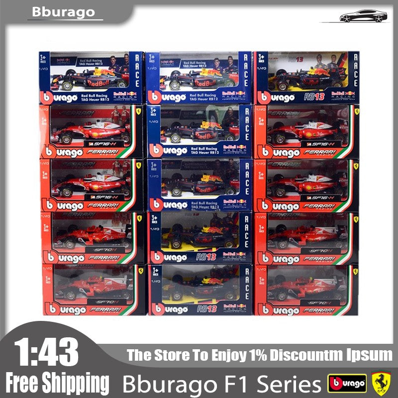 Em estoque Novo 2024 Bburago 1:43 F1 Liga Miniatura Diecast Modelo Mclaren Mcl38 Bwt Alpine A524 Amg W15 F1 Carro Brinquedo Personalizado Presente Infantil