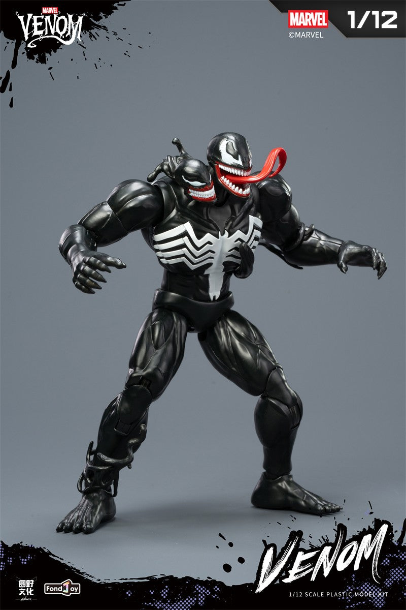 Blokees Original Homem-Aranha Venom Versão HQ 15.5CM 1/12 STARK SUIT Clássico Figura de Ação Montada Coleção Brinquedo Presente