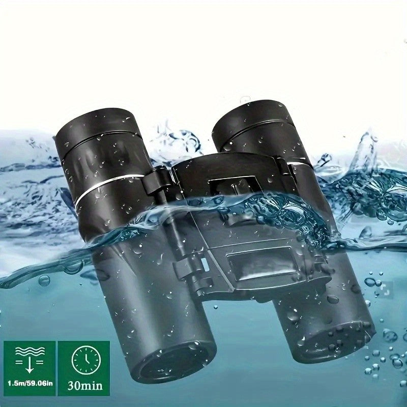 1 unidade Binóculos HD Zoom, Telescópio de Longo Alcance 8X21 com Design Dobrável Compacto para Turismo e Acampamento ao Ar Livre