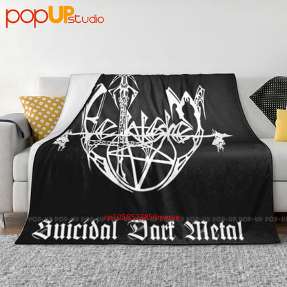 Bethlehem Suicidal Dark Metal Manta Acolchoada Ultrassuave Cobertor Fofo de Inverno Colchas