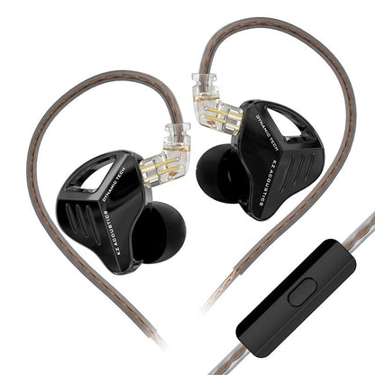 Fones de ouvido KZ ZVX Pro dinâmicos HIFI com graves, intra-auriculares, monitor de ouvido, fones de ouvido esportivos com cancelamento de ruído