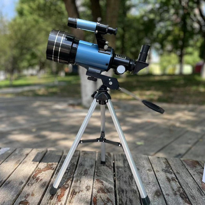 Telescópio Astronômico 30070 com Espelho Localizador Tripé Clipe de Telefone Alta Ampliação Entrada Usando Observação Astronômica de Estrelas