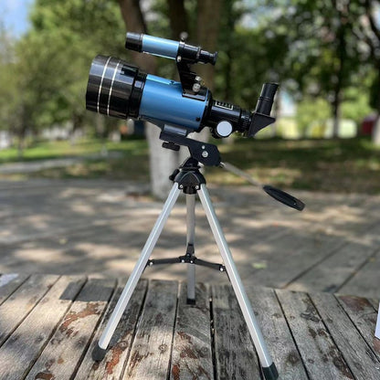 Telescópio Astronômico 30070 com Espelho Localizador Tripé Clipe de Telefone Alta Ampliação Entrada Usando Observação Astronômica de Estrelas
