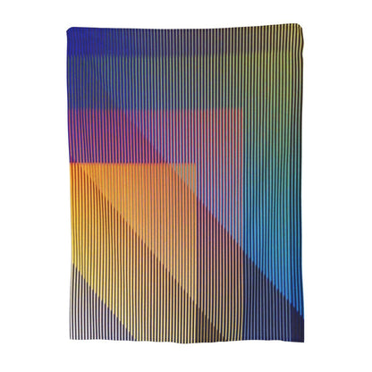Carlos Cruz-Diez Blanket Soft Warm Flannel Throw Blanket Bedspread for Bed Living room Picnic Travel Home Couch